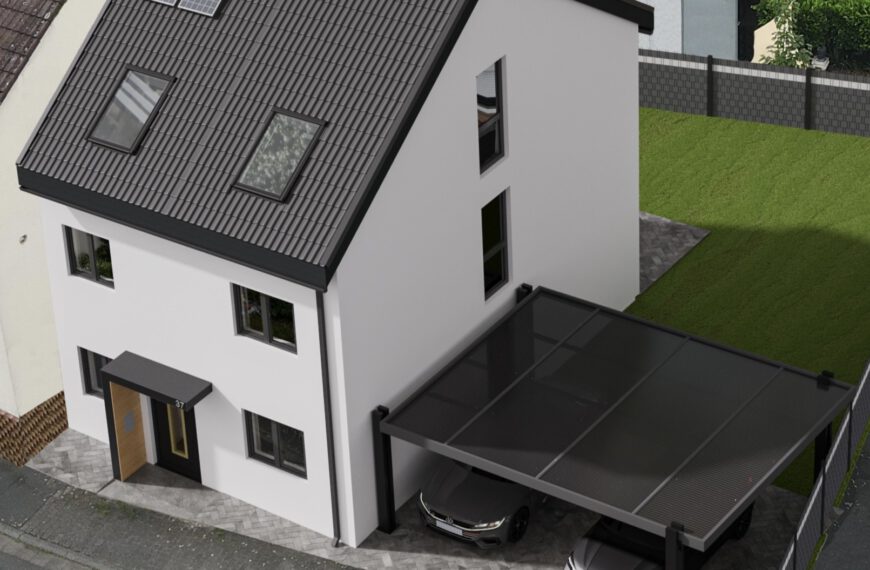 Haus als abgeschlossener Rohbau für den Erwerb